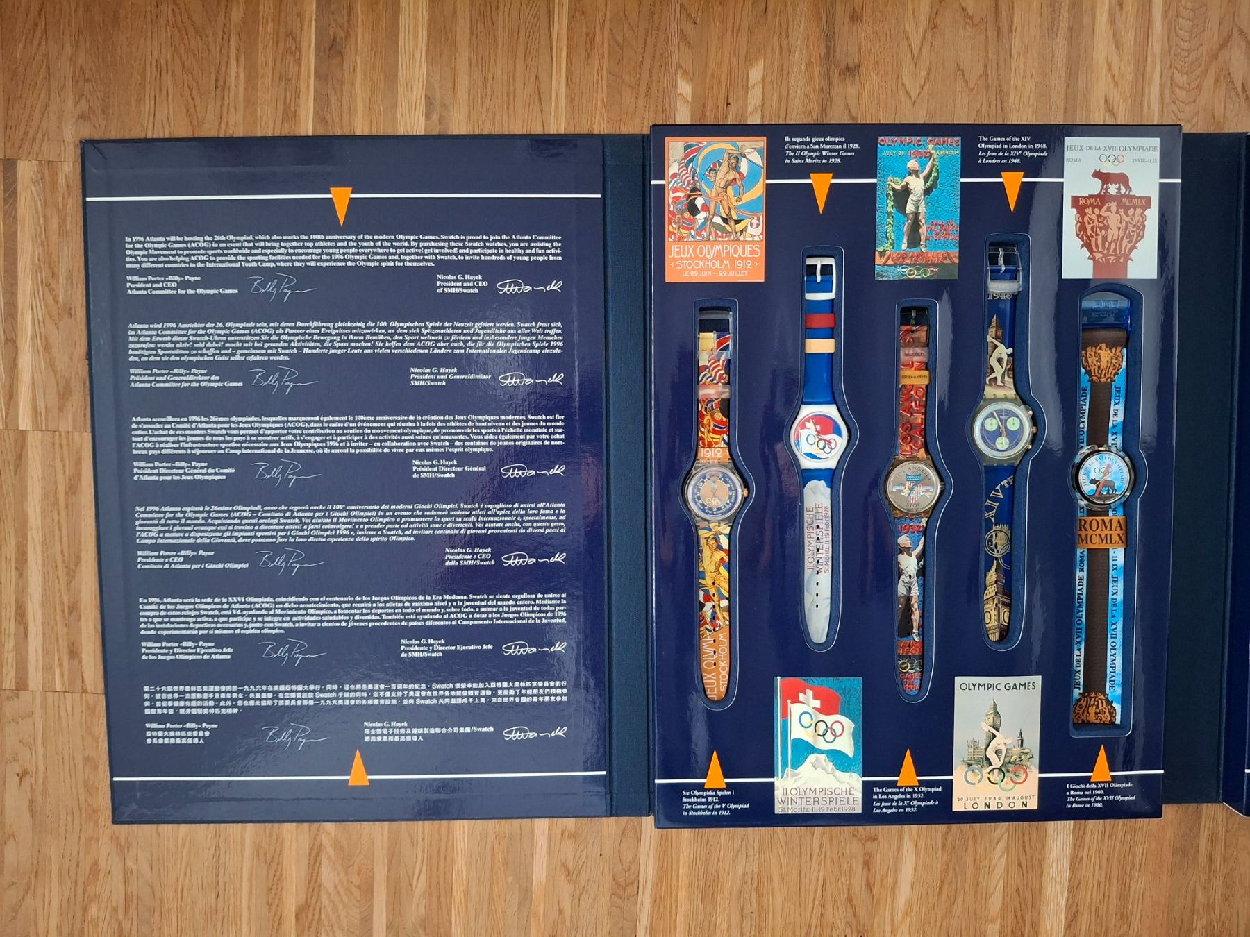 Swatch Orologi: Swatch Historical Olympic Games Collection – Usato da Emmenbrücke venduto da ruf_fsy9 2