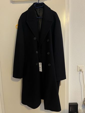 Wintermantel von ZARA, Gr. M, Neu mit Etikett, Schwarz