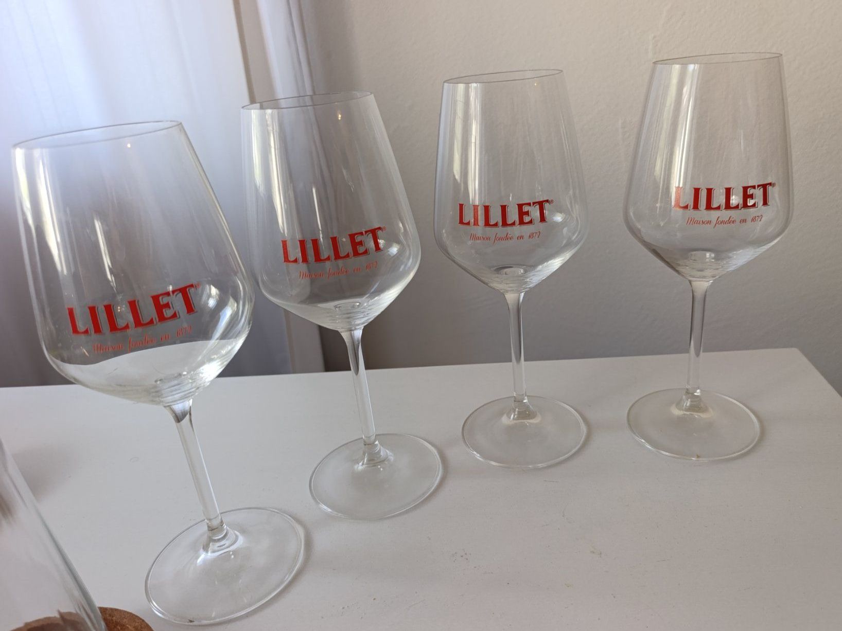 Bicchieri: 4 Lillet Gläser /Apéro- / Weingläser – Nuovo (secondo la descrizione) da Silvaplana venduto da Suomi3101