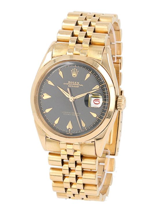 Rolex Orologi: Rolex Datejust Black Gilt  Yellow 6604 – Usato da Stabio venduto da phi_k5ws 1