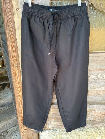 Zara Baumwolle-Popeline-Cropped Hose Gr M