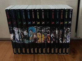 Manga X Clamp 1-9 und 14-18
