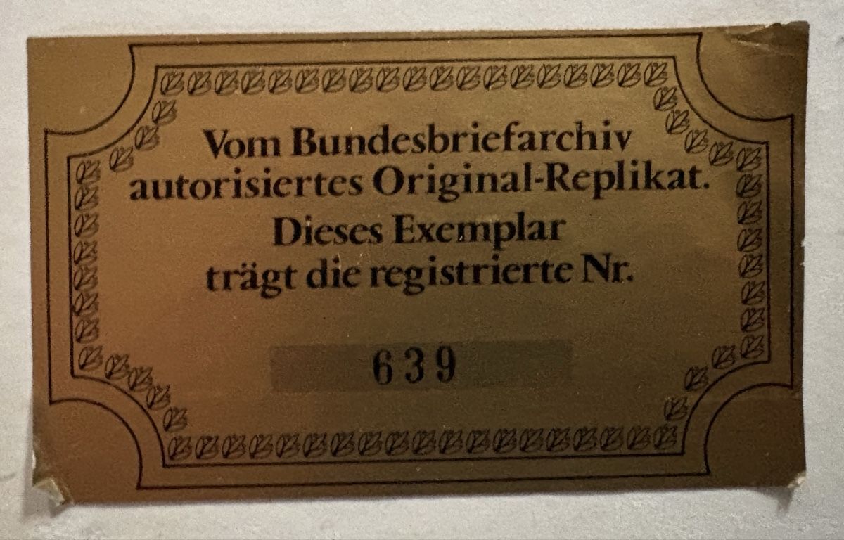 Foto & Immagini: Bundesbrief Reblika – Usato da Winterthur venduto da Silimann 4