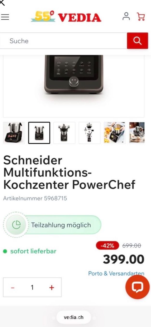Schneider Küchengeräte: Schneider Powerchef | MIT GARANTIE | Robot Multifonction – Neu (gemäss Beschreibung) aus Zürich von Affari.zh 1
