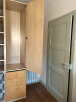 Kleiderschrank Holz hell mit Schubladen gebrauchter Zustand