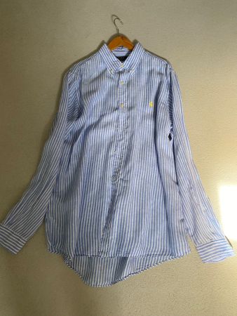 Ralph Lauren Herrenhemd, Leinen, Gr. L