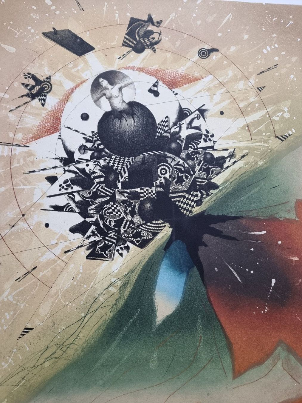 Poster & Bilder: Georges Dussau RADIERUNG SIGNIERT – Gebraucht aus Gersau von grafik-kunst 2