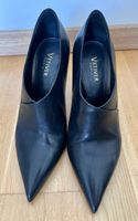 Elegante Vetiver Paris schwarze Stiefeletten Leder Grösse 38