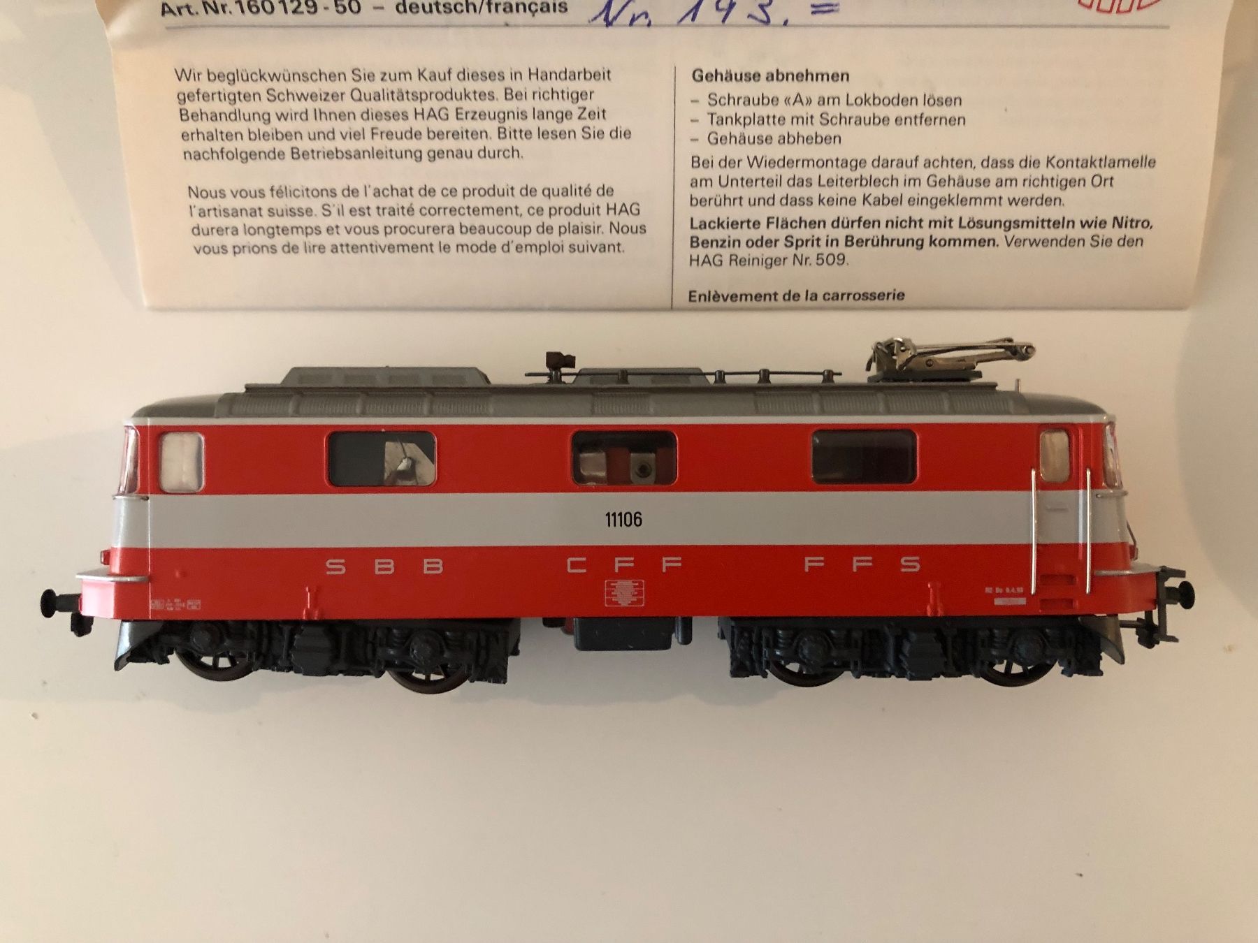 Hag Modelleisenbahnen: HAG 193 NEU – Neu (gemäss Beschreibung) aus Ostermundigen von Garmin03 5