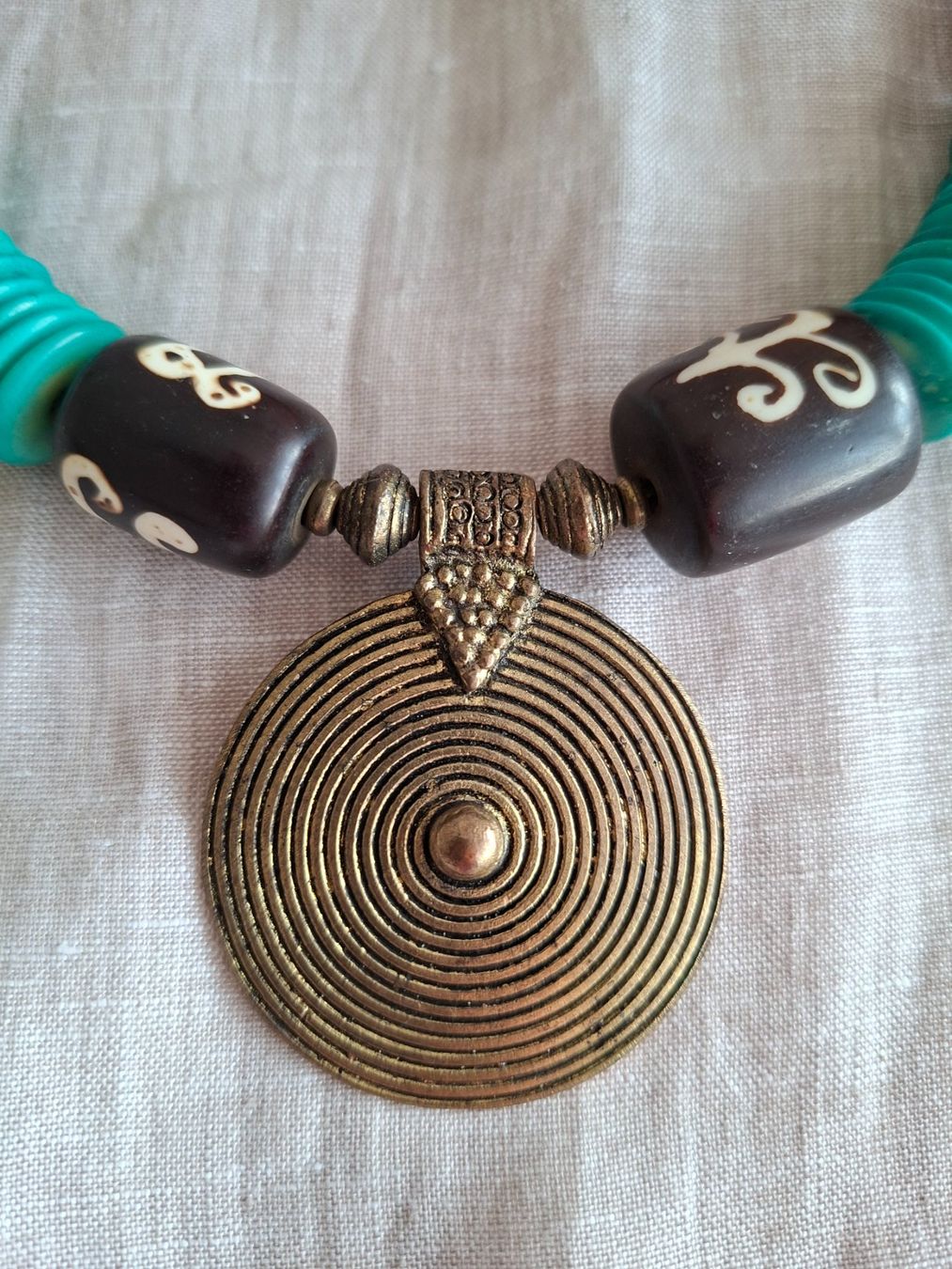 Ketten: Collier Ethnique - Statement Bohème Tribal – Neu (gemäss Beschreibung) aus Lutry von Sim_Sta 6