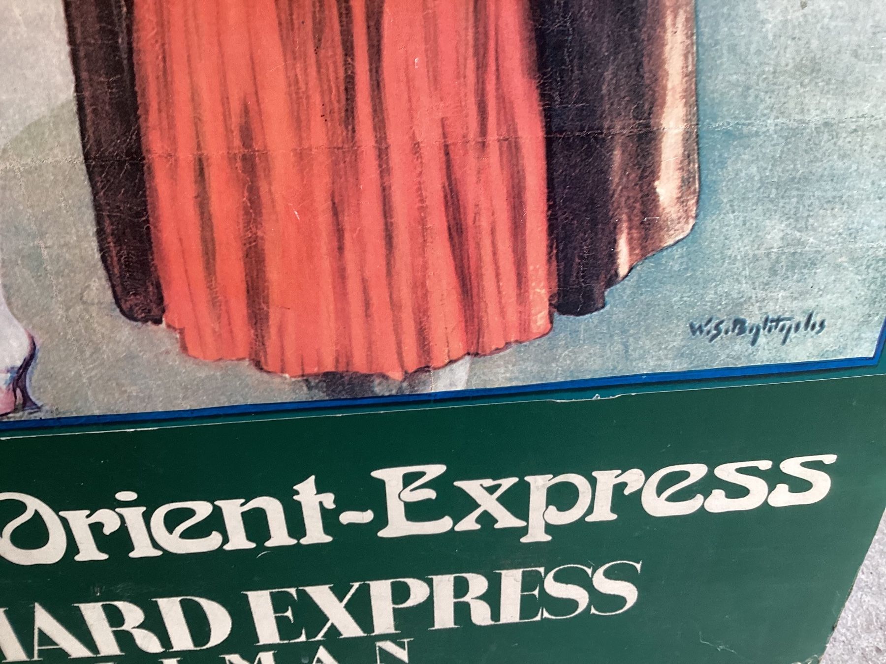 Foto & Immagini: Altes Strassenplakat Orient Express 92/62cm – Usato da Unterkulm venduto da Lunchen11 5