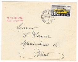 Lettre de Genève BPA A222 pour Berne le 23.VIII.38