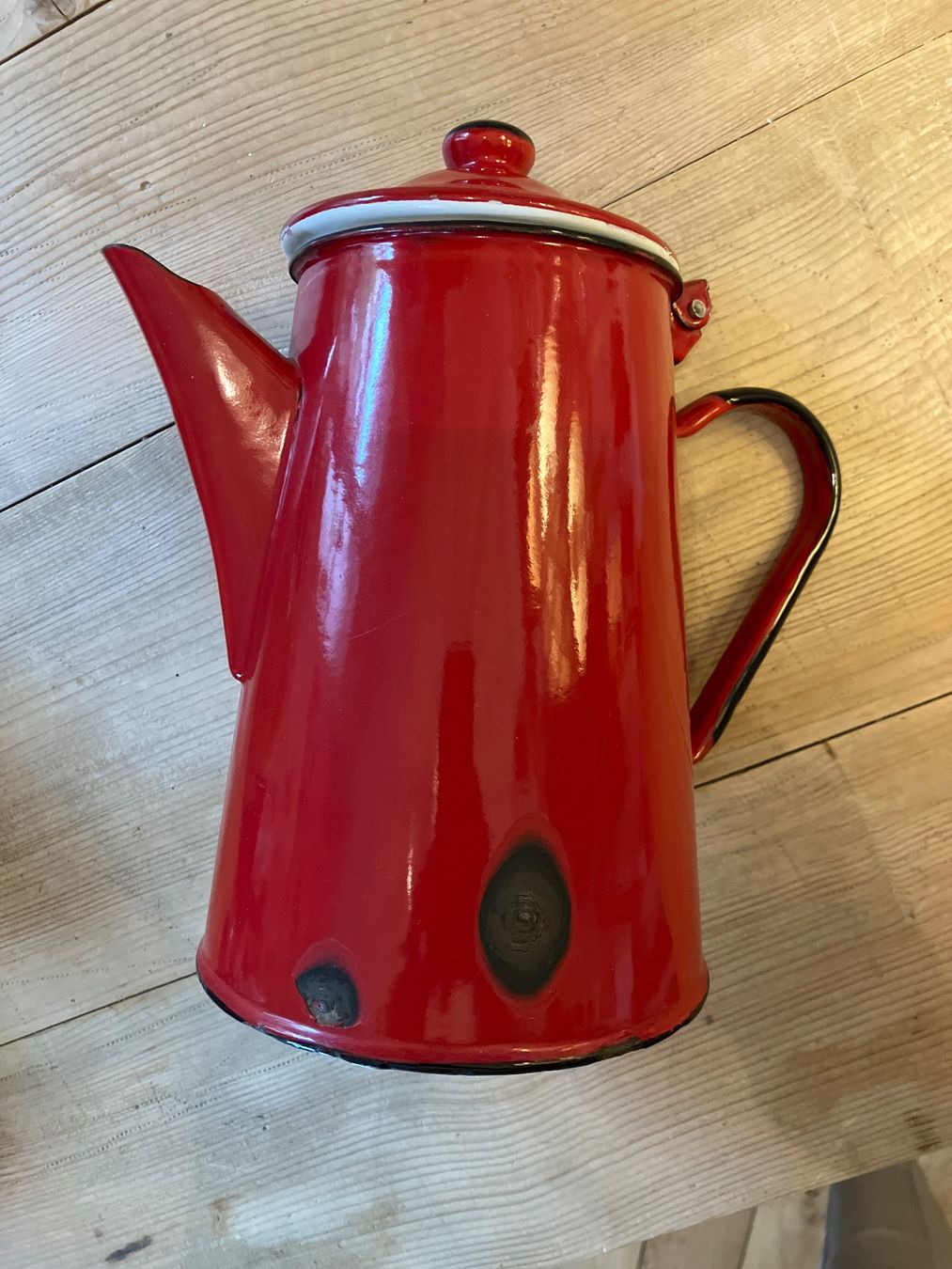 Caraffe: Krug - Emaille - Antik – Usato da Winterthur venduto da pompea 2