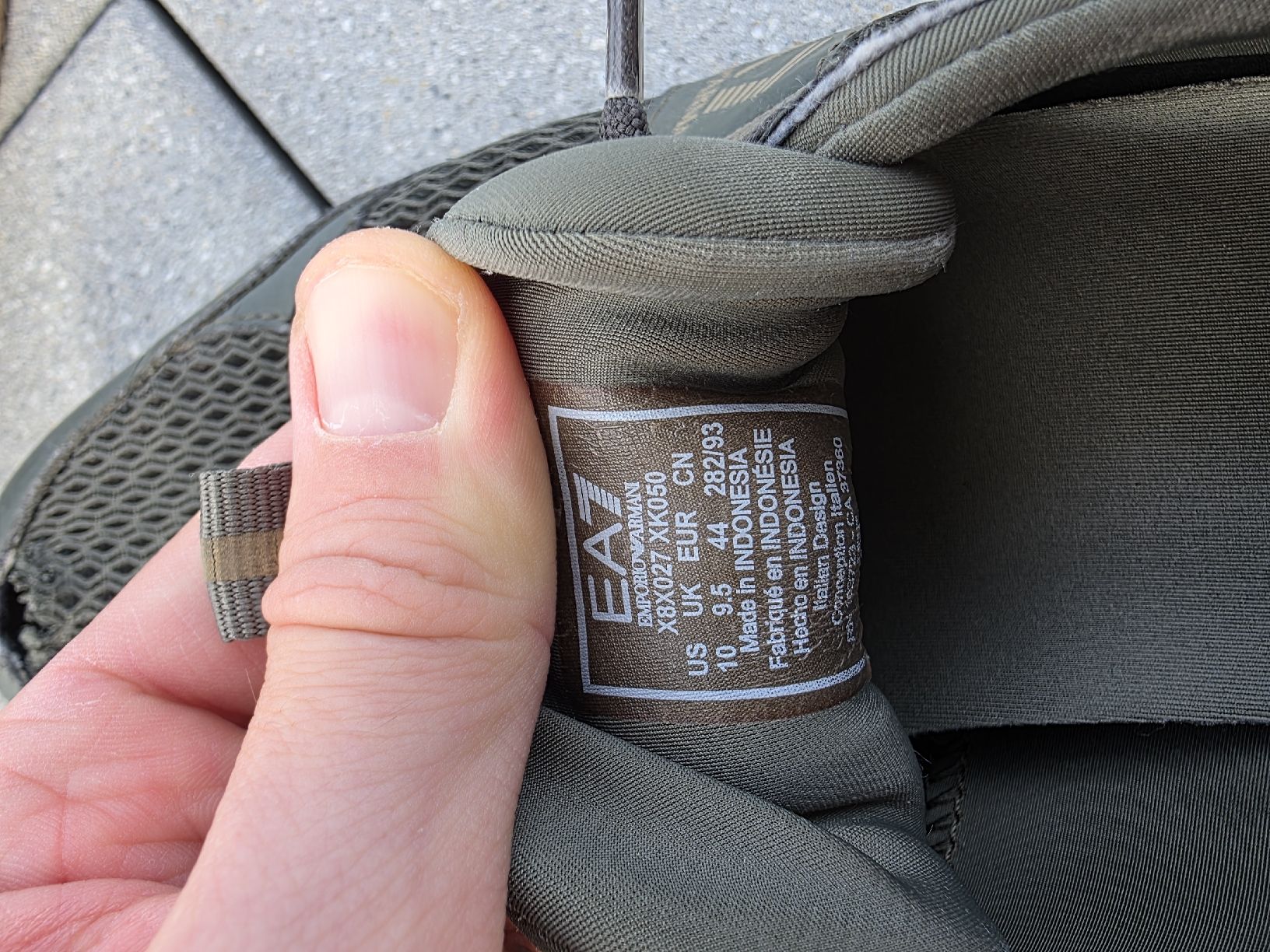 Armani Scarpe da uomo: Armani Schuhe EA7 Grösse 44 – Usato da Zürich venduto da ceviname 2