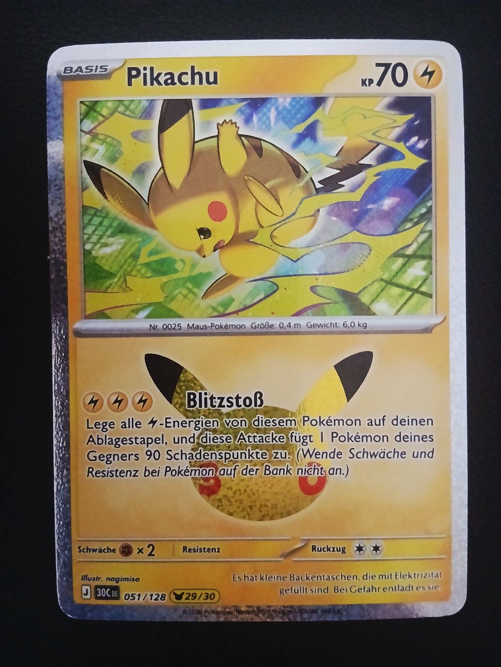 Pokémon Sammelbilder & Trading cards: Pikachu Pokémon 30th Celebration German – Neu (gemäss Beschreibung) aus Regensdorf von Baba_Basar 4