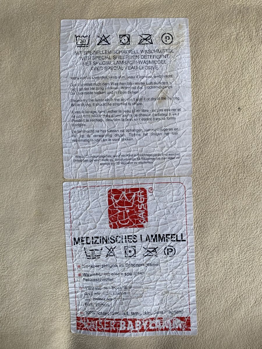 Coperte: Kaiser Baby Lammfell Merino 100 cm – Nuovo (secondo la descrizione) da Salenstein venduto da Nadjasov 1
