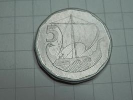 Zypern 5 Mils, 1981