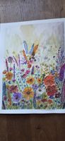 Blumen auf kunstlerpapier gemalt aquarell 30*40cm