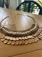 Boho Hippie Halskette Modeschmuck Statement Kette von Zara