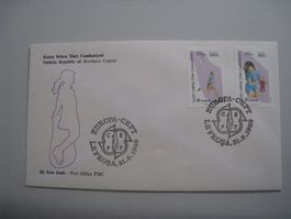 Nordzypern Briefmarke FDC 1989 Zypern Türkisch