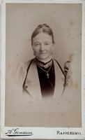 CDV A. Gossauer, Rapperswil - Frau, Mode