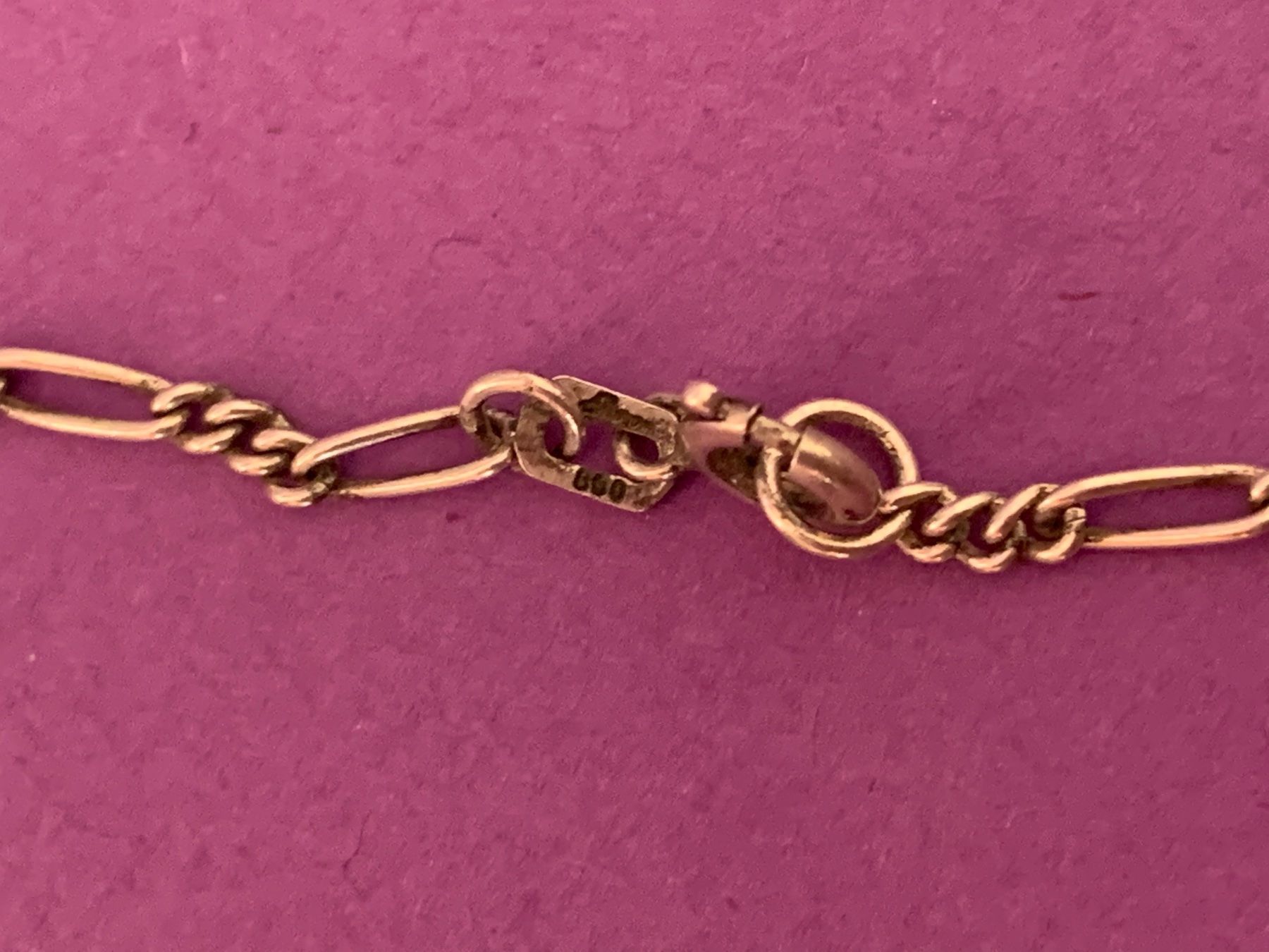 Catenine: Panzerkette Modul mit Glitzerstein-Anhänger – Usato da Dittingen venduto da Bellevista 4