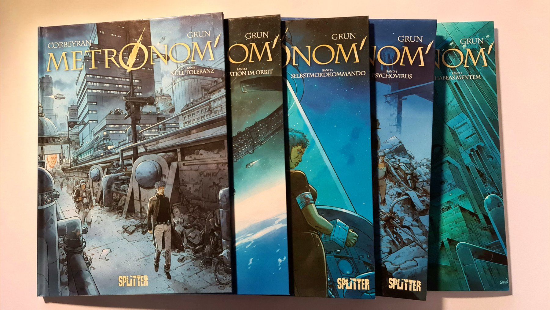 BD: Metronom Comic Bücher 1-5, Splitter Verlag – Neuf (Voir description) à Aesch BL par pri_fp8t