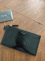 SAINT LAURENT Etui Clutch mit Logokette