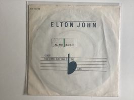 Elton John Single - I Guess That’s Why They Call It Blues