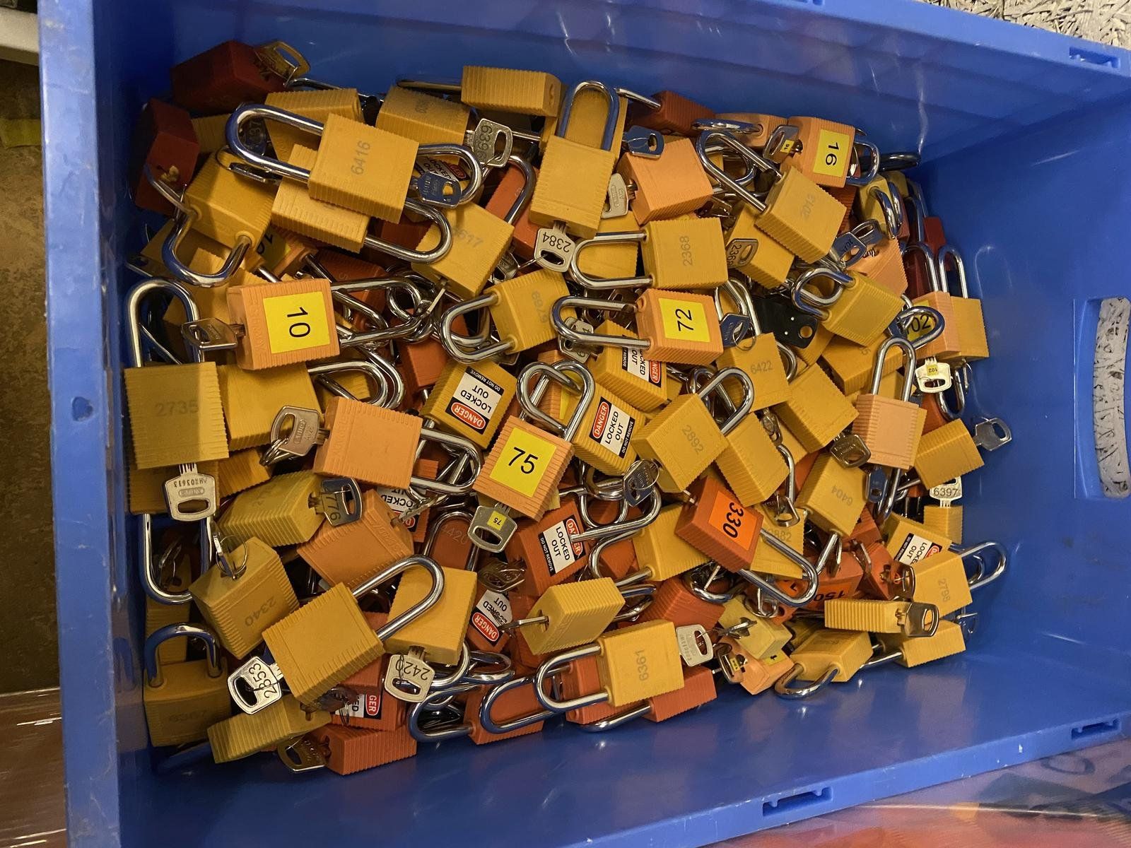 Schlösser: BRADY Vorhängeschloss mit Schlüssel SafeKey Lockout – Neu (gemäss Beschreibung) aus luterbach von boxster4 5