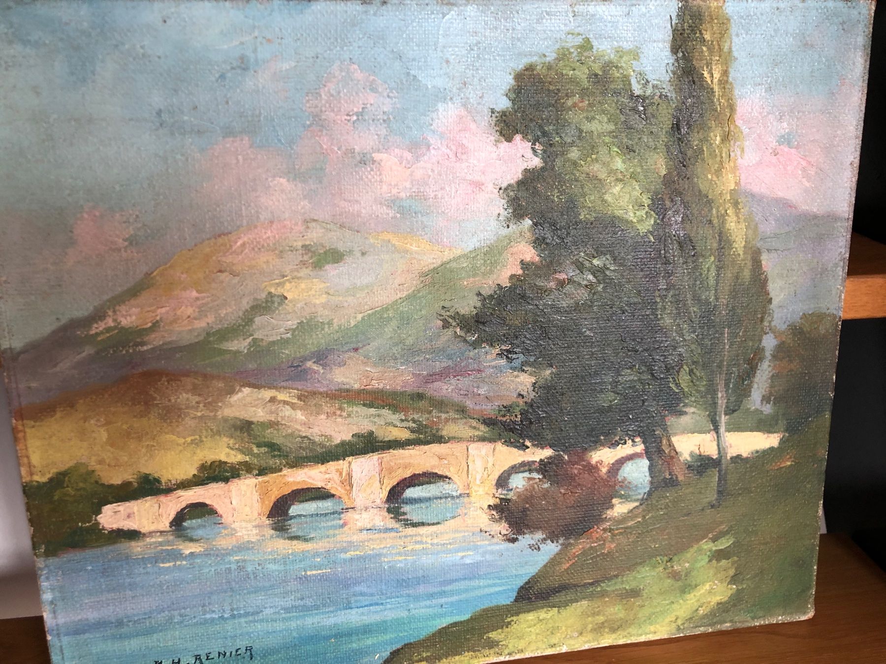Dipinti: Renier - Antikes Gemälde - Vallée du Verdon Provence – Usato da Arlesheim venduto da Men_l77g 1