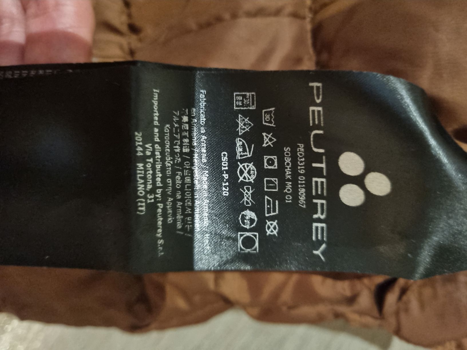Manteaux: peutrey rust color light down coat XS – D'occasion à Bottmingen par alenov 2