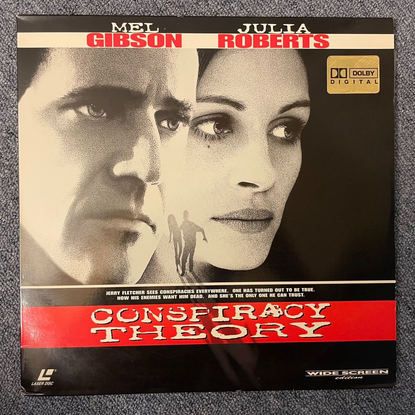 Tutti i DVDs: Mel Gibson: Conspiracy Theory - LASER DISC - Engl. Original – Usato da Stans venduto da Brode
