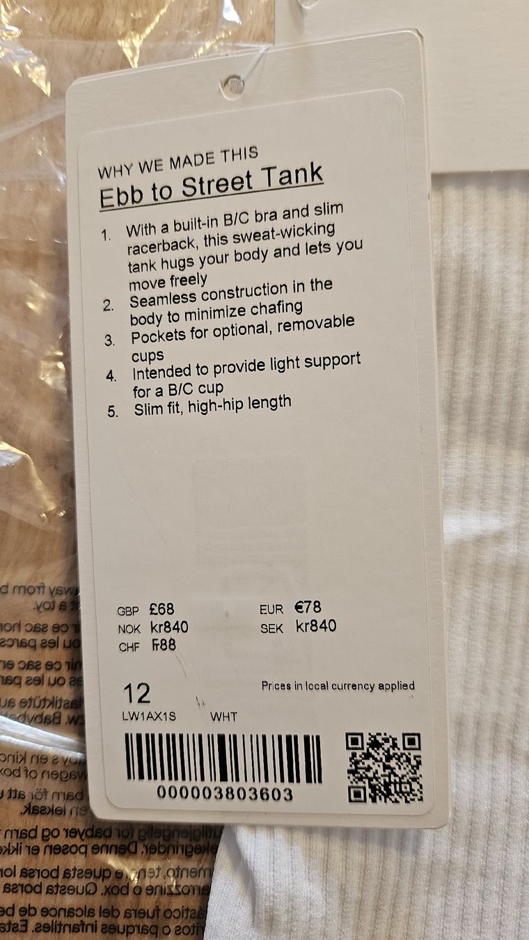 Lululemon Tops: Lululemon – Neu und originalverpackt aus Rechthalten von Edelweiss100 4