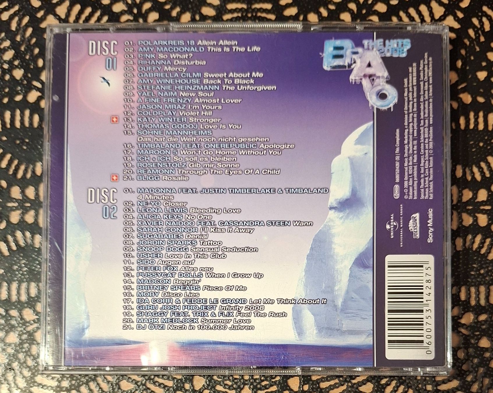 CD: Bravo Hits - The Hits 2008, 2CD Hit Compilation Sampler 2008 – Usato da Amriswil venduto da Celini3 1