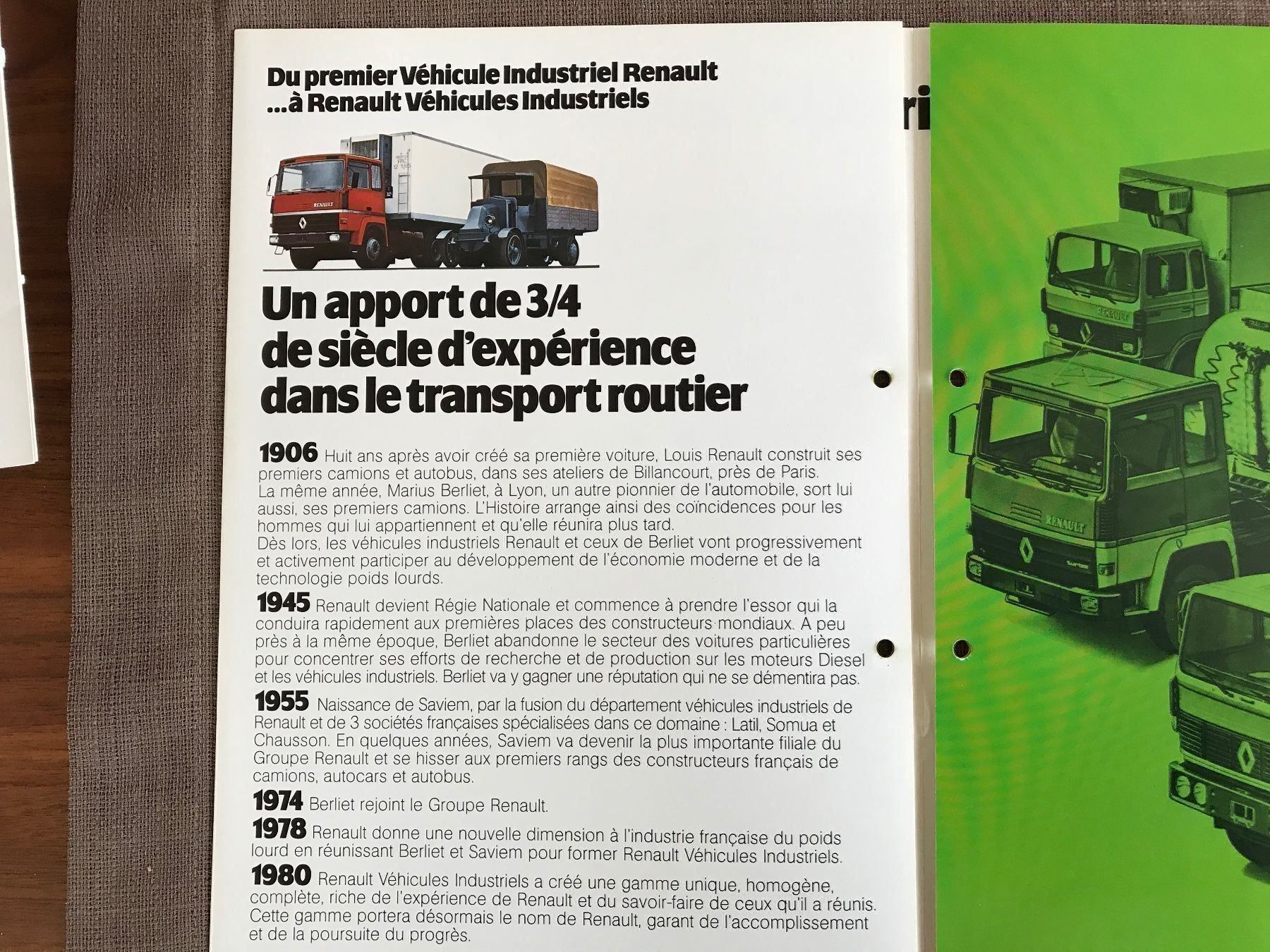 Renault Documenti: Renault  LKW  Prospekt – Usato da Balterswil venduto da Jeko1967 1