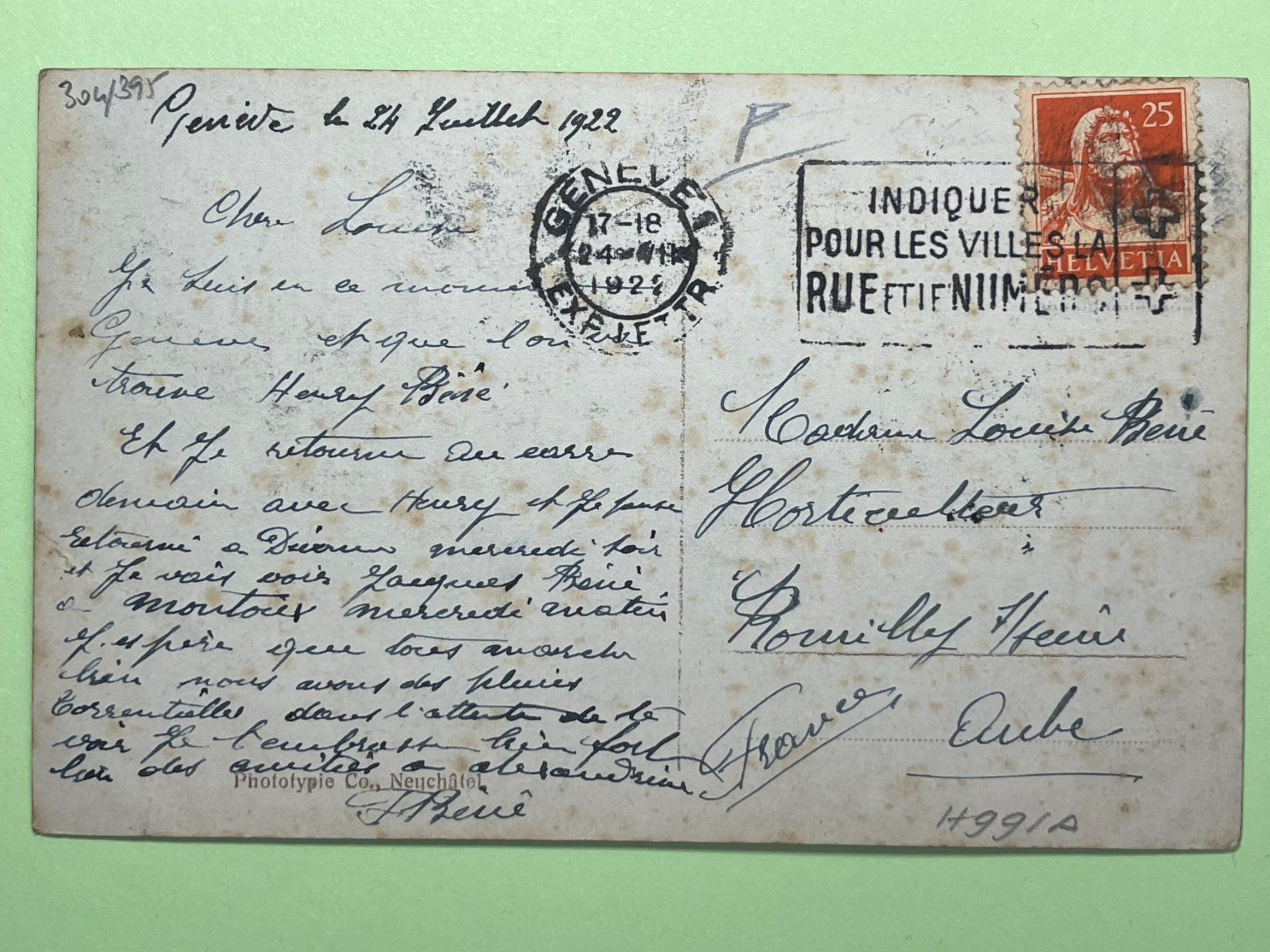 Cartoline postali: Genève - Débarcadère Quai du Mont Blanc – Usato da Steg VS venduto da _vinci_ 1