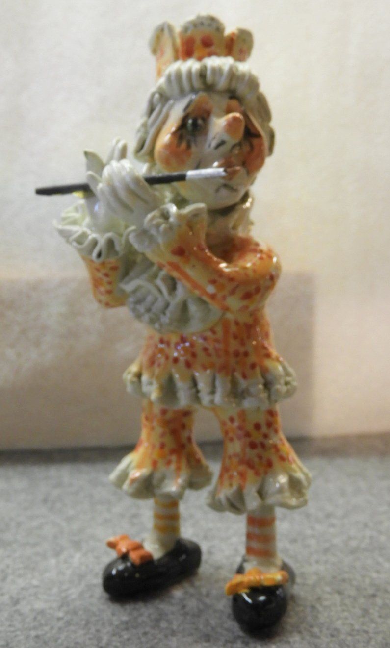 Statuette: FASNACHTSFIGUR Dummpeter Piccolo 15-18cm EINZELSTUCK – Nuovo (secondo la descrizione) da Ettingen venduto da 1985printemps 3