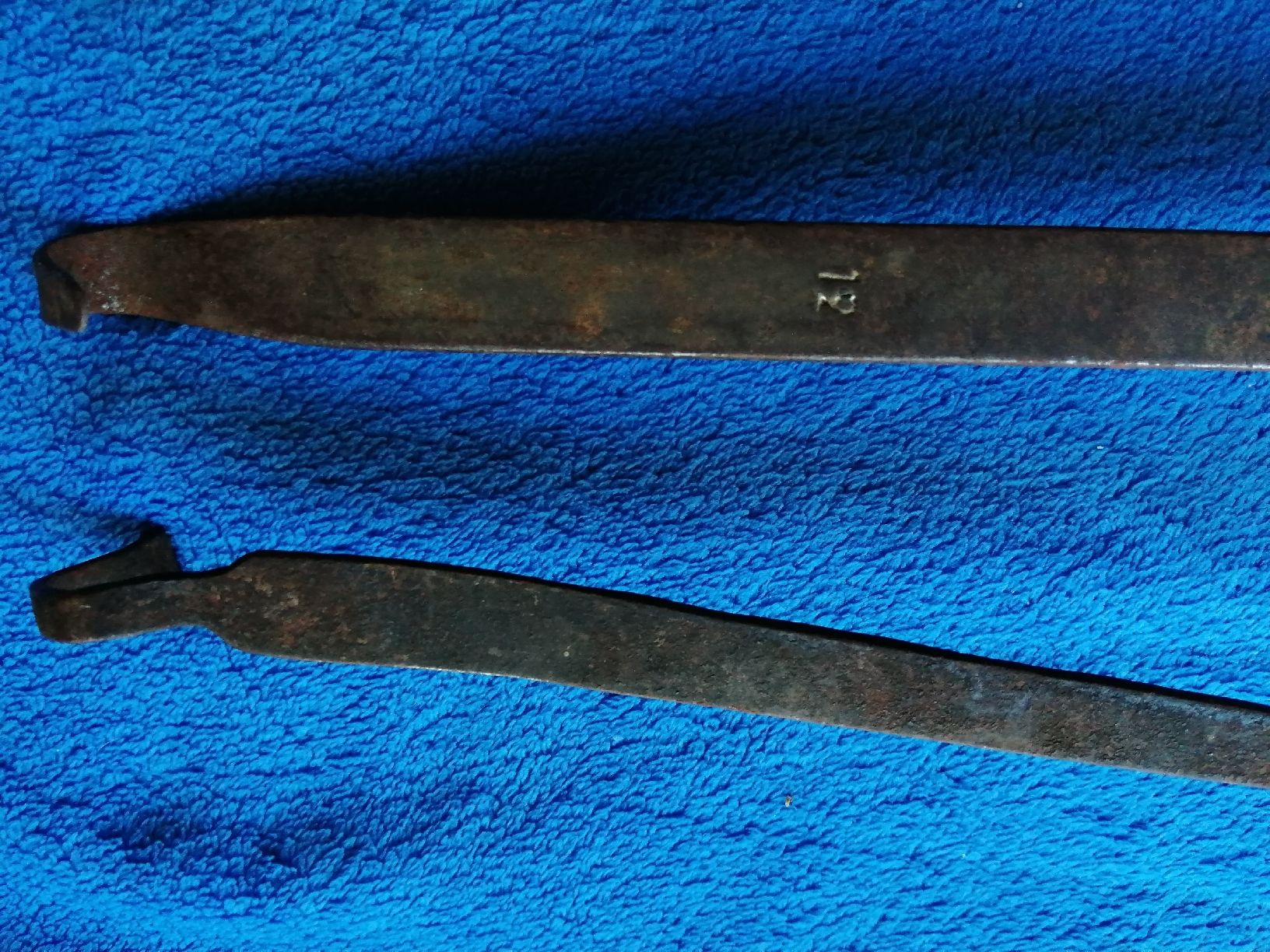 Küchengeräte: Rustikale Kelle und Gabel, Vintage Küchenhelfer Set – Gebraucht aus Honau von holunder3 3