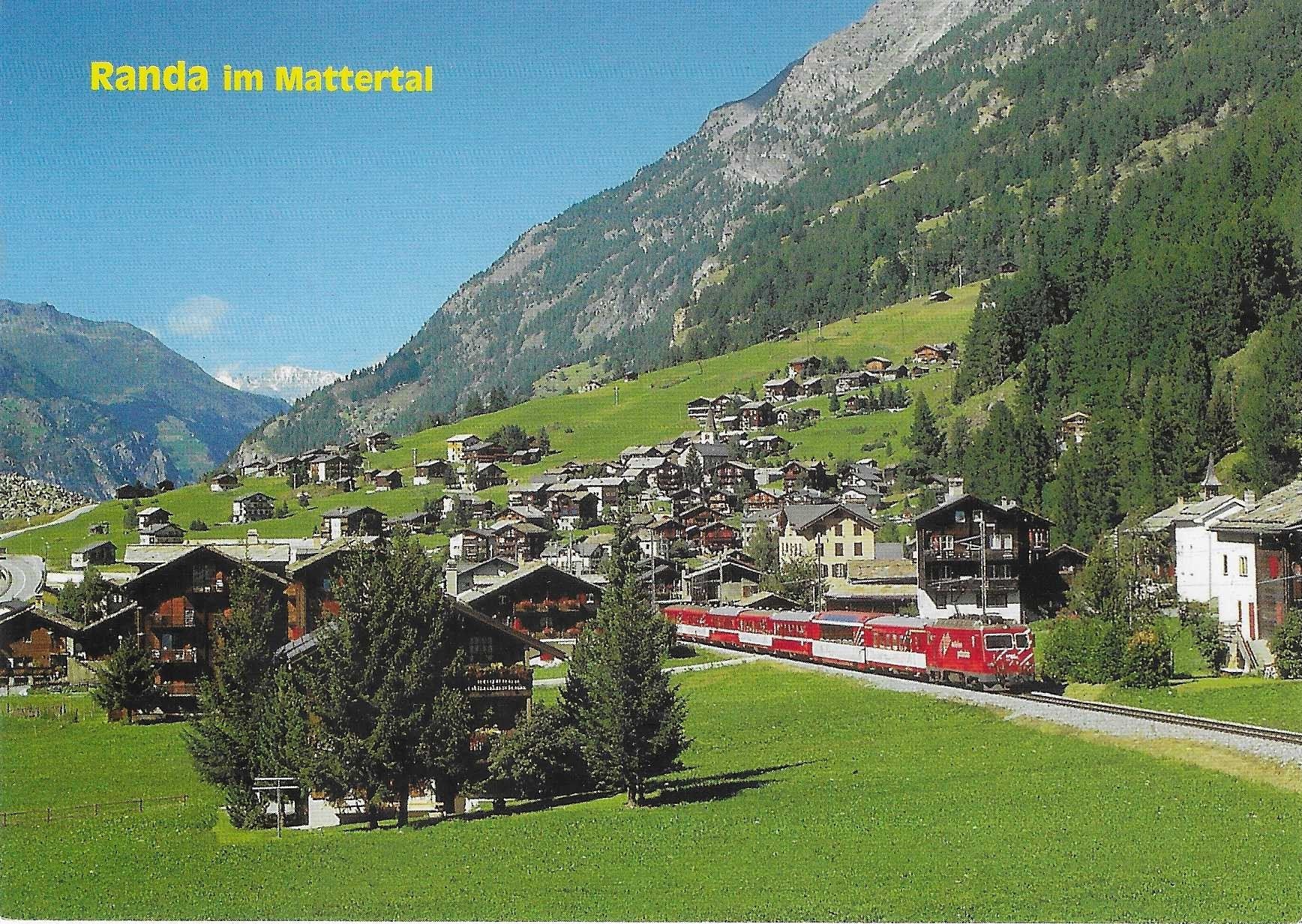 Ansichtskarten: Randa im Mattertal – Neu (gemäss Beschreibung) aus Rothrist von Stranglehold
