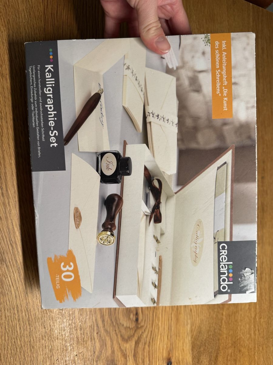 Kit bricolage: Kalligraphie Set Crelando, neuwertig – Usato da Niederbüren venduto da Oetschli 8