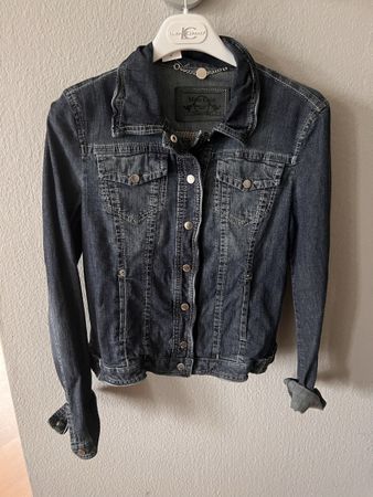 Leichte weiche Jeansjacke Marc Cain, Gr. 36, blau
