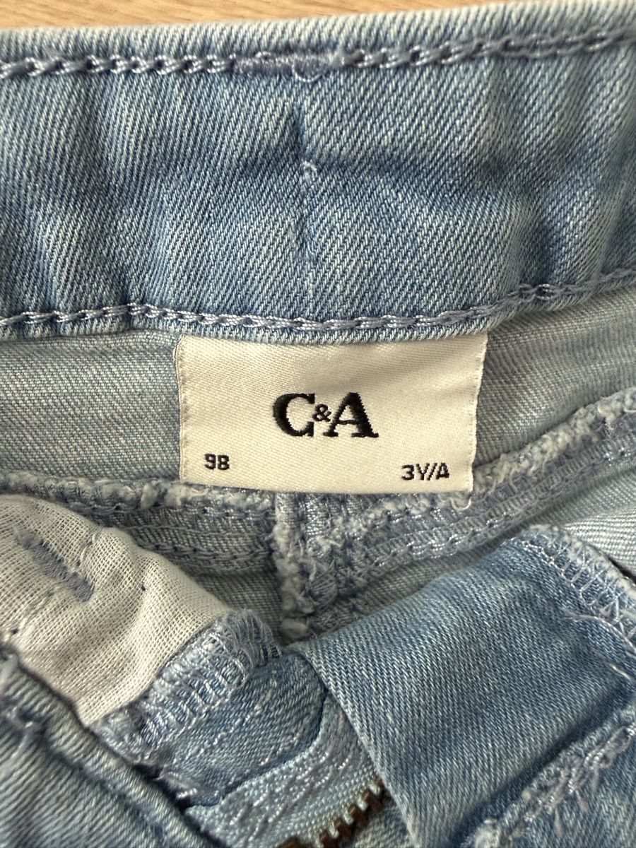 C&A Kleider & Röcke: C&A Jeans Jupe Gr. 98 mit Blumen – Neu (gemäss Beschreibung) aus Meierskappel von Similein93 2