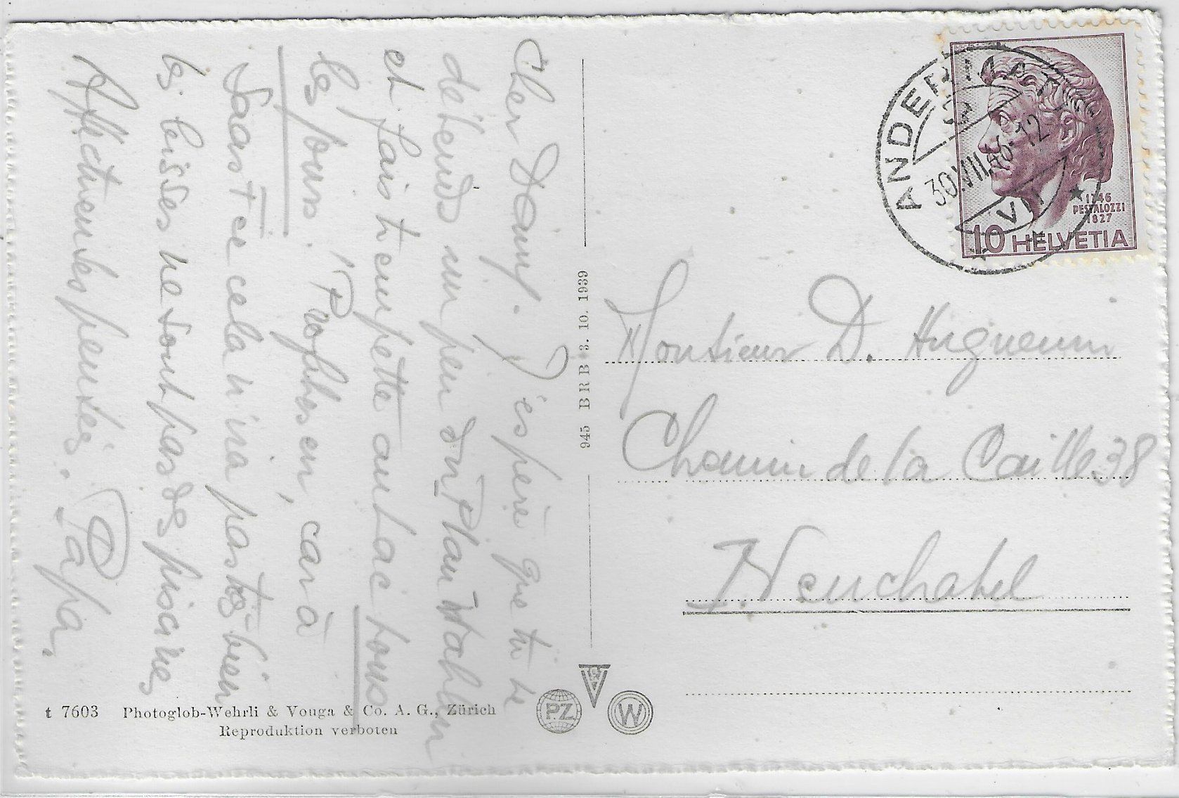 Cartoline postali: Gotthardbahn - Nordseite - Flüelen – Usato da Ettingen venduto da Kartenplanet 1