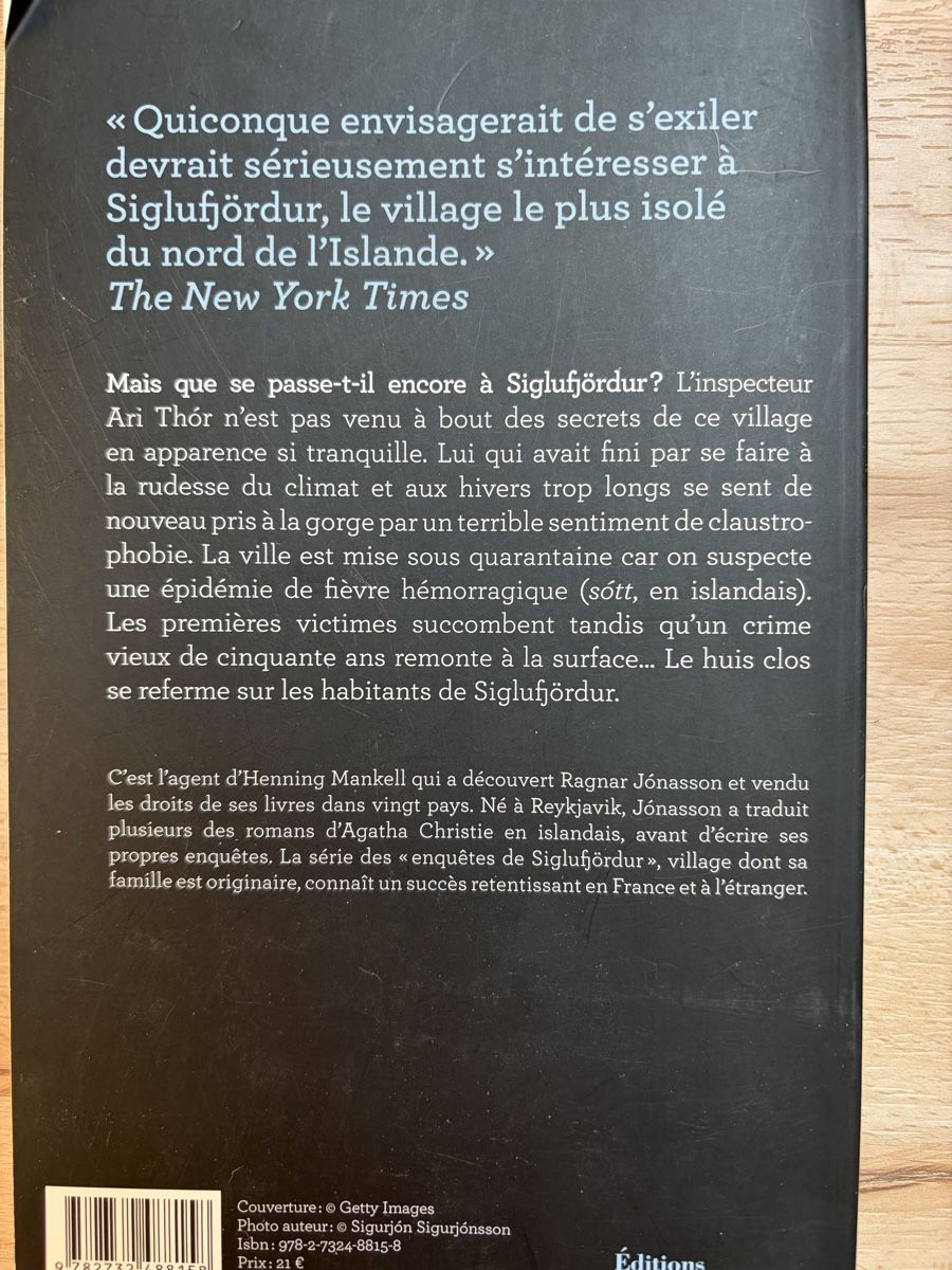 Libri: Lot de 4 romans policiers Ragnar Jonasson état correct – Usato da Crissier venduto da Nouchki76 2