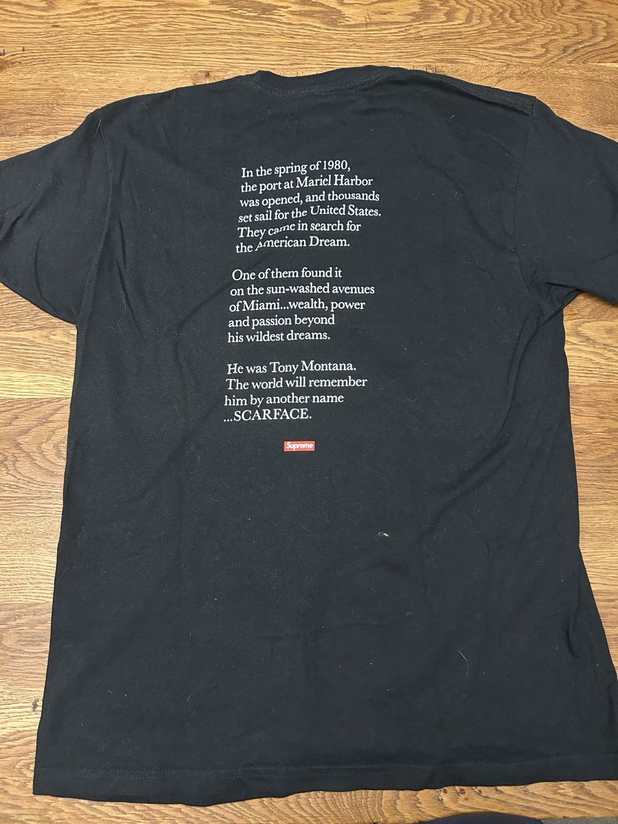 Supreme T-shirt: Supreme Scarface T-shirt – Usato da Davesco-Soragno venduto da Ursli_Rossi 1