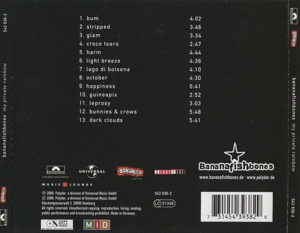 CDs: Bananafishbones ‎– My Private Rainbow – Gebraucht aus St.Gallen von CD_jalamusic 1