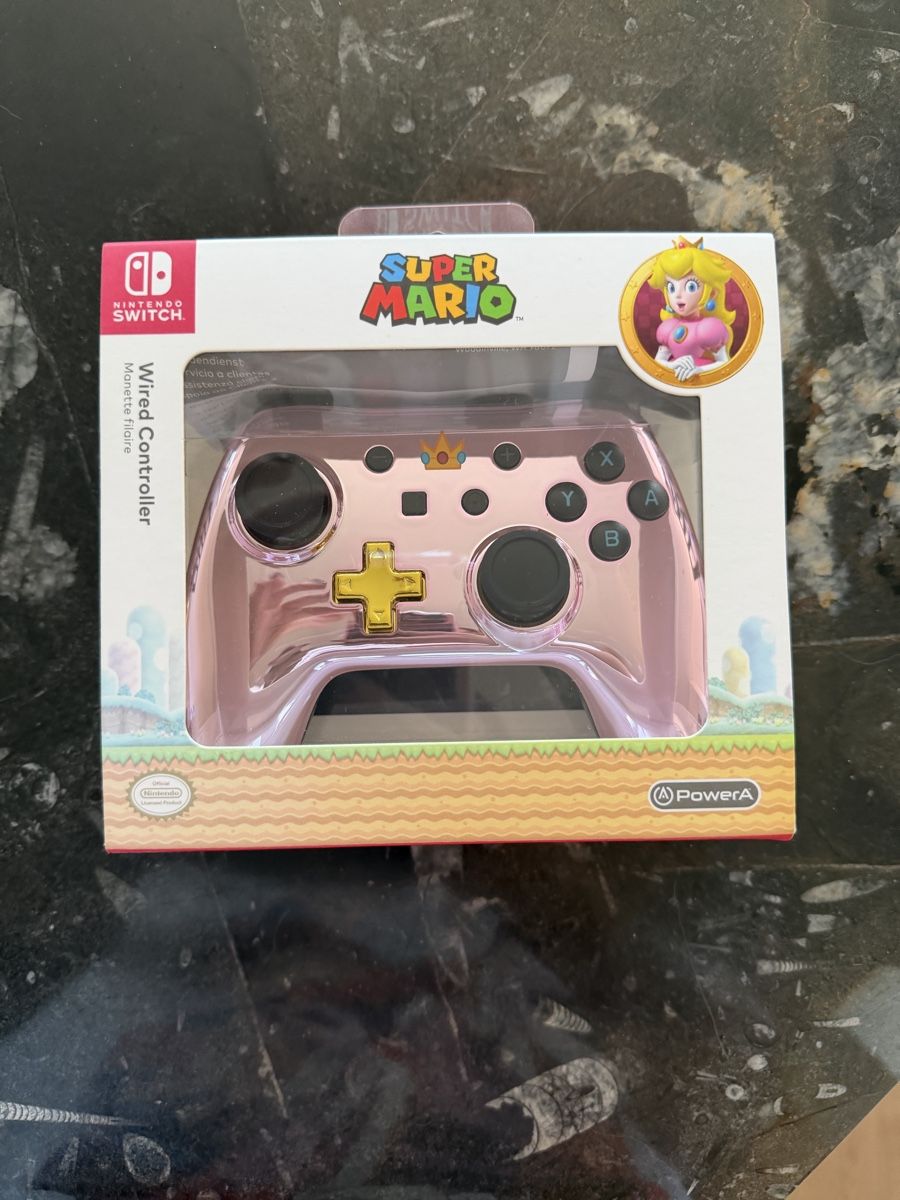 Nintendo Controller: Nintendo Switch Controller - PowerA - Super Mario Peach – Nuovo e nell'imballaggio originale da Benglen venduto da Evoli_Chan