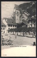 Unterseen b. Interlaken, Kirche und Plat