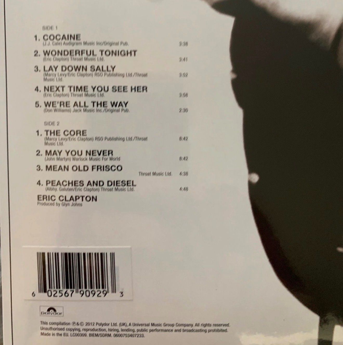 Dischi in vinile: Eric Clapton slowhand anniversary Silver Vinyl Edition – Nuovo e nell'imballaggio originale da Oberrieden venduto da mat_v96j 2